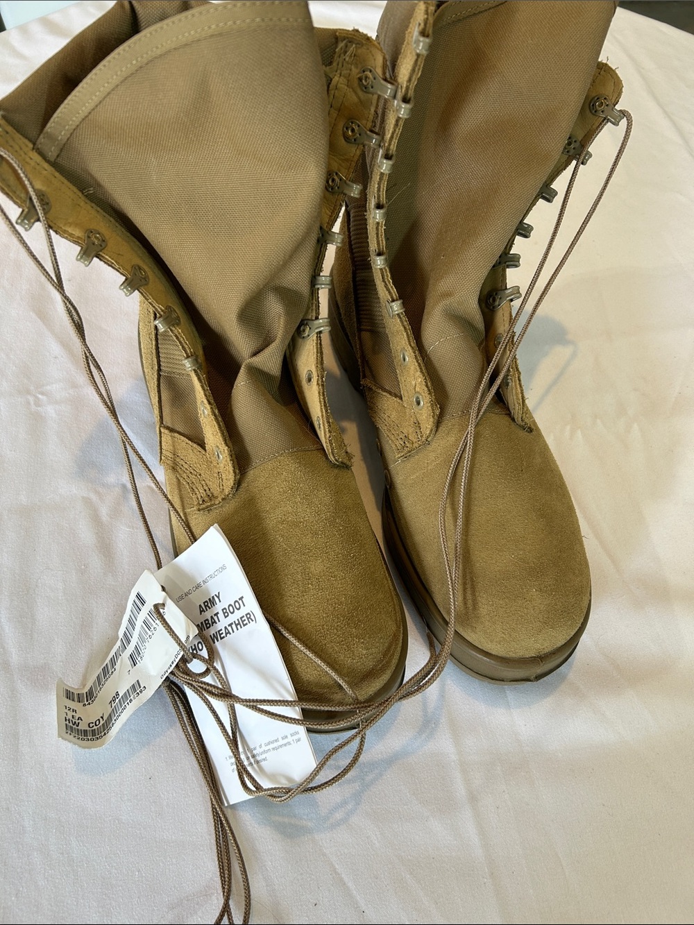 Army Combat Lace-Up Boots